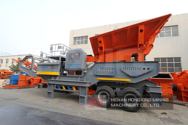 mobile crushing plant